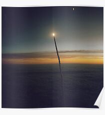 Raketenexplosion Textur (02) Poster
