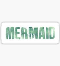 Mermaid (Green) Sticker