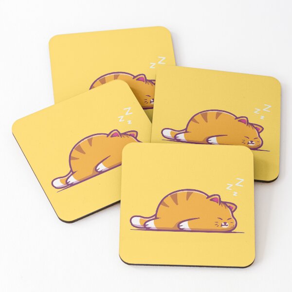 Item preview, Cute lazy cat funny kitty designed and sold by Cutefy.