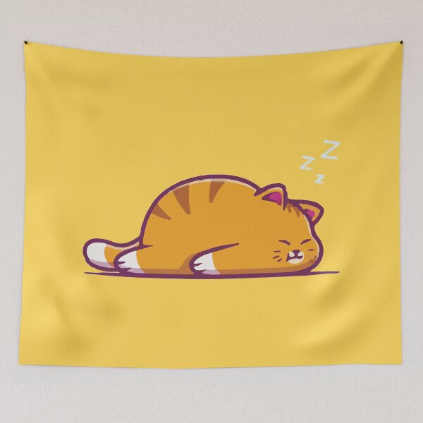 Item preview, Cute lazy cat funny kitty designed and sold by Cutefy.