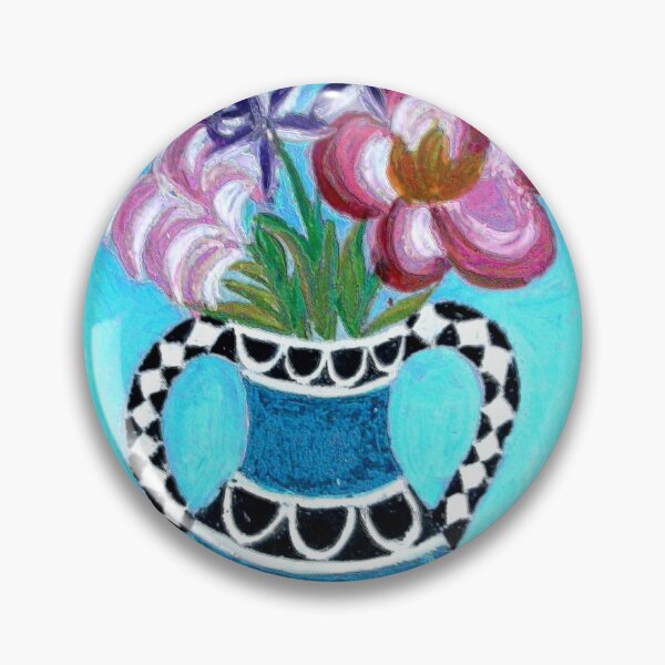 Item preview, Blue Aged Flower Vase designed and sold by Korroby.