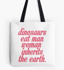 Frau erbt die Erde Tote Bag
