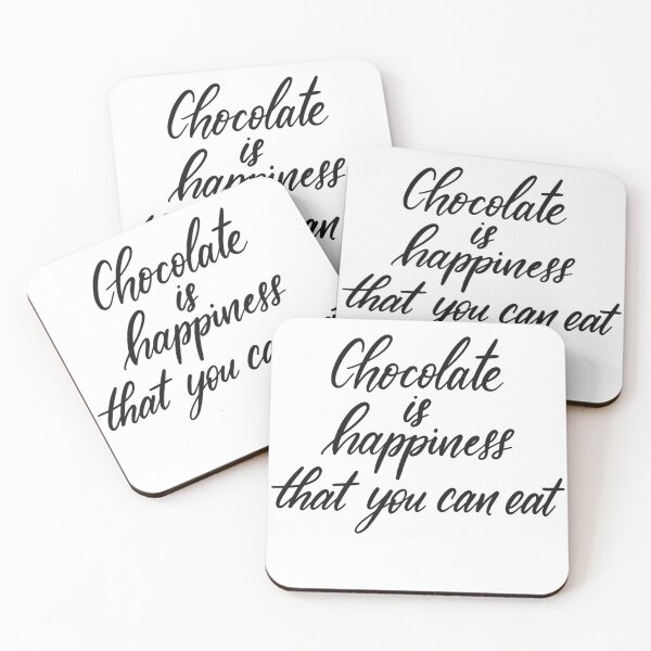 Item preview, Chocolate is happiness you can ear designed and sold by constancelim.