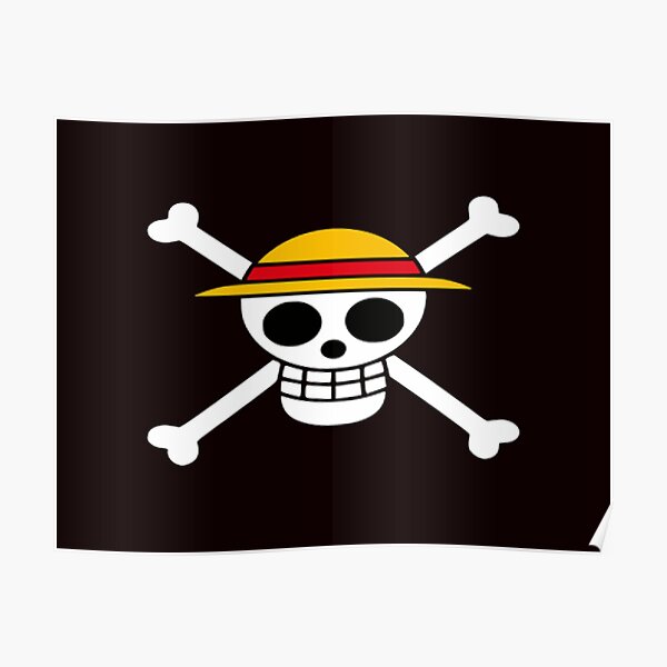 Straw Hat Pirates Jolly Roger Posters | Redbubble