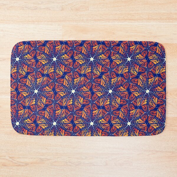 Item preview, Monarch Butterfly Tessellation - white background designed and sold by jeanneius.
