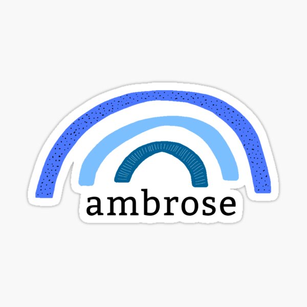 Ambrose rainbow Sticker