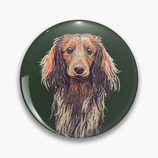Item preview, Long Haired Dachshund designed and sold by BatemanBranding.