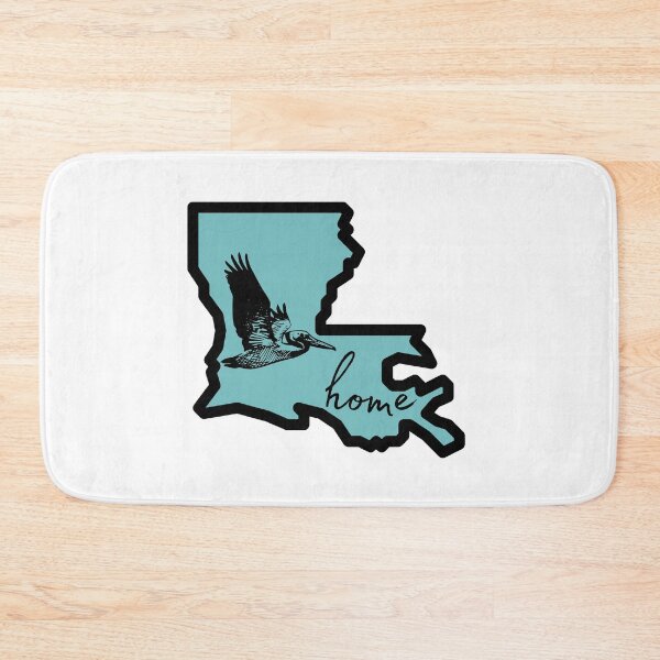 Item preview, Louisiana home state sticker with pelican designed and sold by TheWaterBirds.