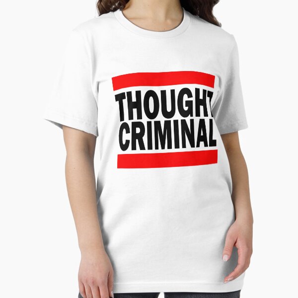 Item preview, Thought Criminal - White Background designed and sold by yoshi77.