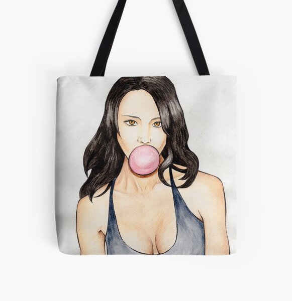 Bubblegum All Over Print Tote Bag