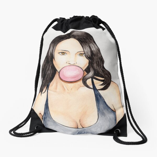 Bubblegum Drawstring Bag