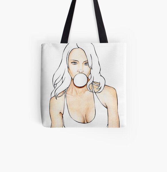 Bubblegum - WIP Tote bag doublé
