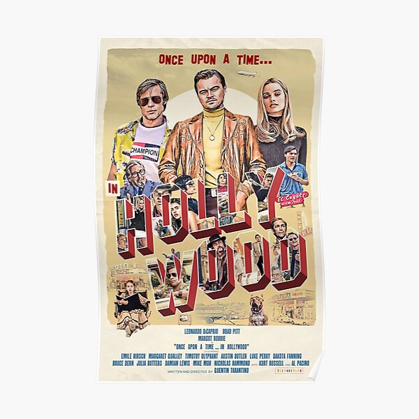 Il était une fois ... l'affiche du film Hollywood Poster