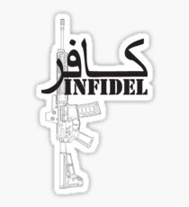 Ar-15 INFIDEL Sticker