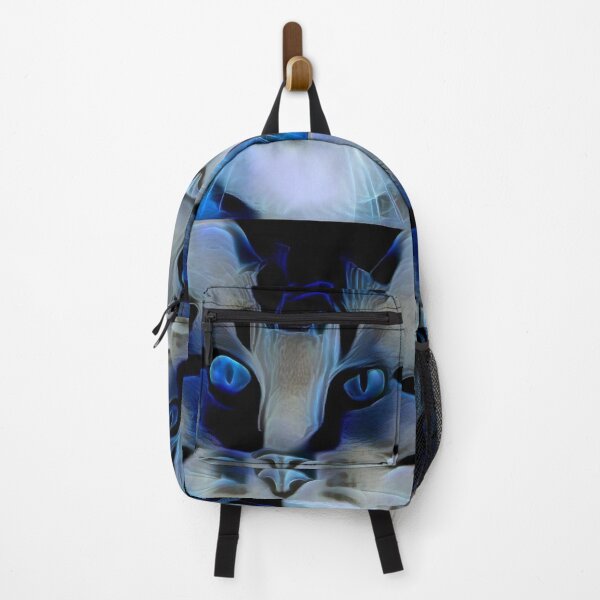 Item preview, Intense Blue Cat - Digital Art designed and sold by ittybittyowl.