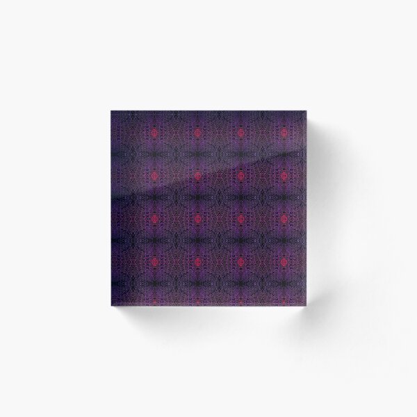 Drenched - Amethyst - Micro Acrylic Block
