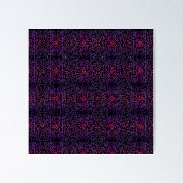 Drenched - Amethyst - Micro Poster