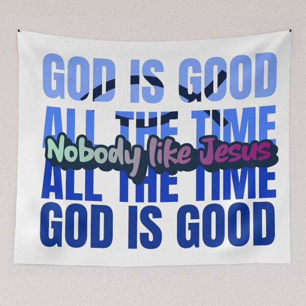Item preview,  God is good all the time, all the time God is good green and purple designed and sold by Crystalsgraphix.
