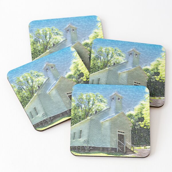 Item preview, cades cove church painting designed and sold by aurorassadprose.
