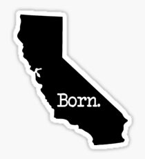 California Born CA Sticker