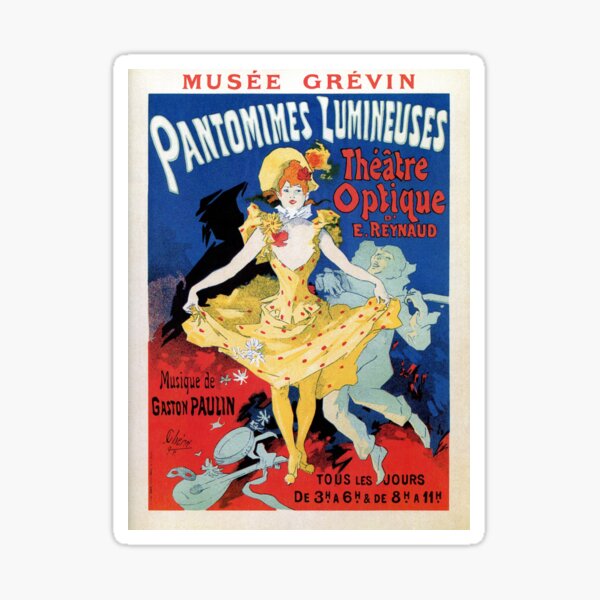 Item preview, Historia del cine vintage art nouveau francés Jules Cheret designed and sold by aapshop.