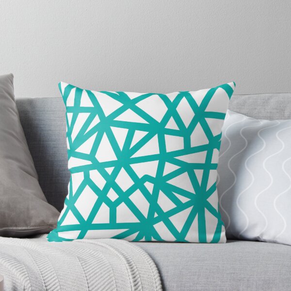Item preview, Teal Geometric Lines designed and sold by Whoopsidoodle.