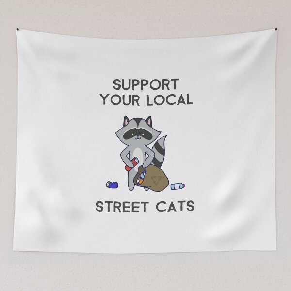Item preview, Support Your Local Street Cat designed and sold by liftdesign.