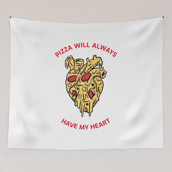 Item preview, PIZZA WILL ALWAYS HAVE MY HEART designed and sold by Yohimbe.