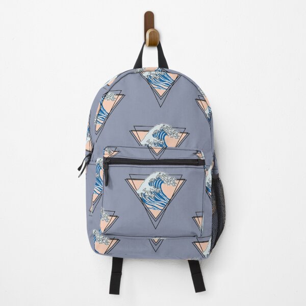Item preview, Triangle Japanese wave aesthetic black designed and sold by shantiru.