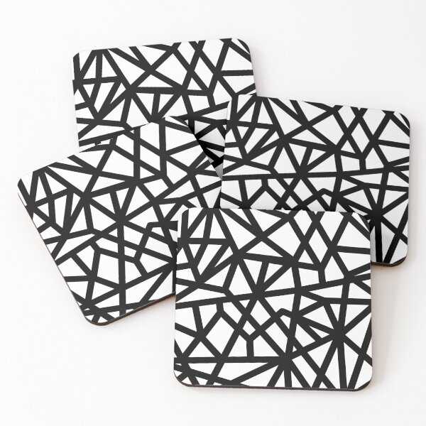 Item preview, Black Geometric Lines designed and sold by Whoopsidoodle.