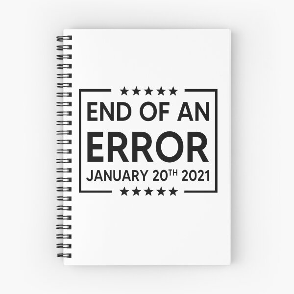 Item preview, End of an Error vintage USA Inauguration day January 20th 2021   designed and sold by AnimaLovers.