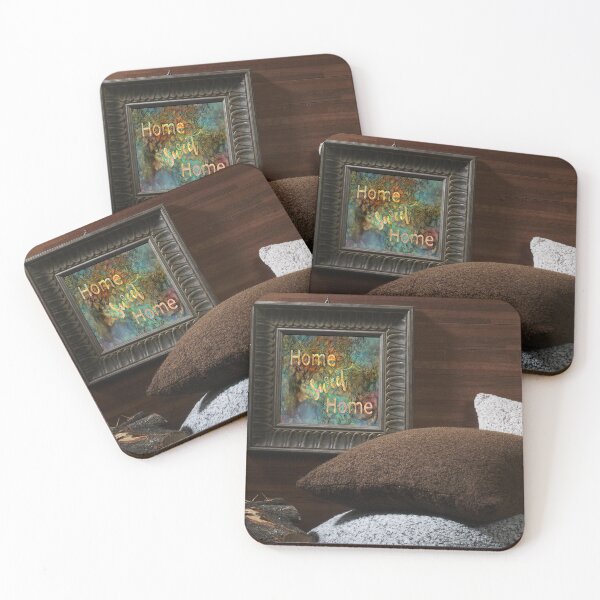 Item preview, Home Sweet Home - Comfy Pillows with Pretty Framed Art designed and sold by ittybittyowl.