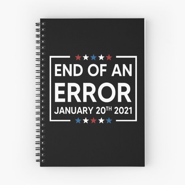 Item preview, End of an Error vintage USA Inauguration day January 20th 2021   designed and sold by AnimaLovers.