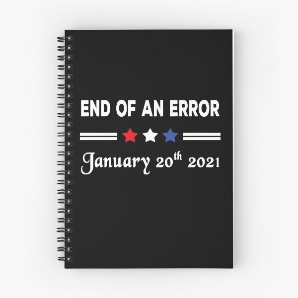 Item preview, End of an Error vintage USA Inauguration day January 20th 2021   designed and sold by AnimaLovers.