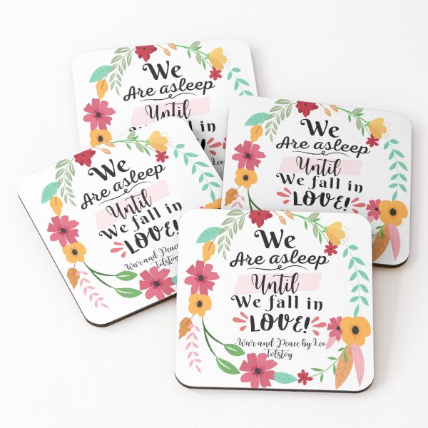 Item preview, Leo Tolstoy War & Peace Quote designed and sold by Dollfacedesign.