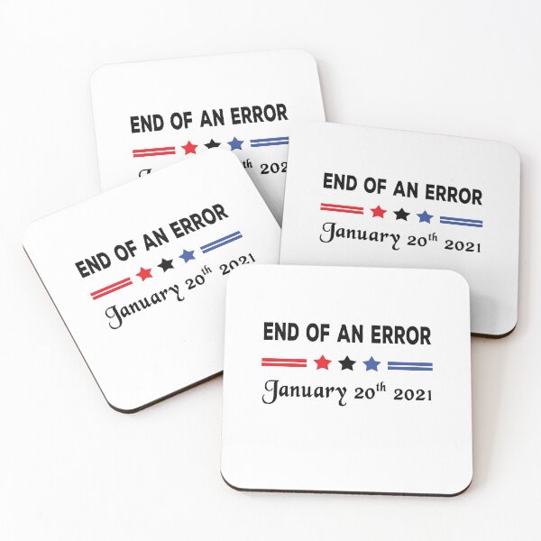 Item preview, End of an Error vintage USA Inauguration day January 20th 2021   designed and sold by AnimaLovers.