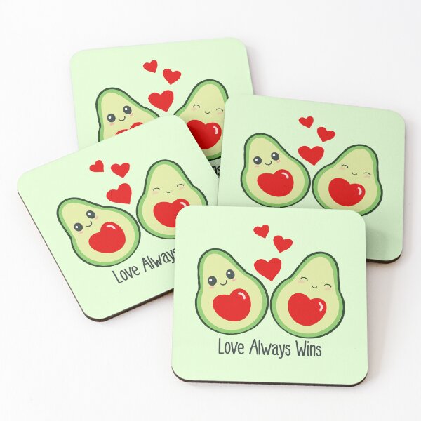 Item preview, Love Always Wins Avocuddle Lovers designed and sold by champagnemoment.