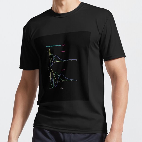 Hydrogen Atom Wave Functions Active T-Shirt