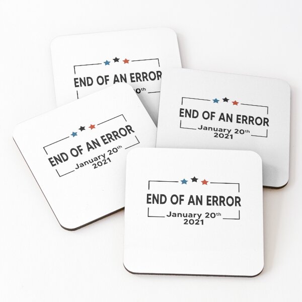 Item preview, End of an Error vintage USA Inauguration day January 20th 2021   designed and sold by AnimaLovers.