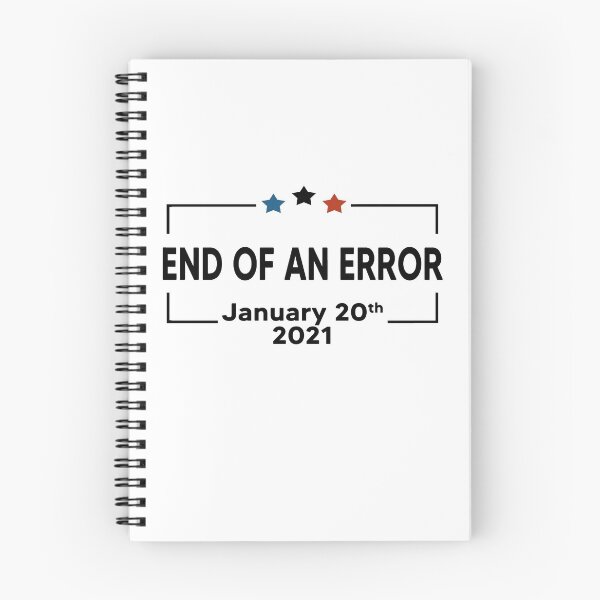 Item preview, End of an Error vintage USA Inauguration day January 20th 2021   designed and sold by AnimaLovers.