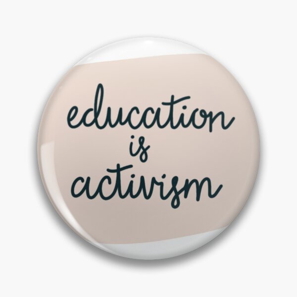 Item preview, Education is Activism Print - Pink designed and sold by fartsy-artsy.