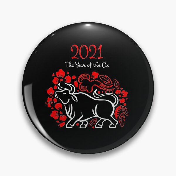 Item preview, 2021 the year of the ox chinese zodiac designed and sold by PUNCH ME IN SHOP.