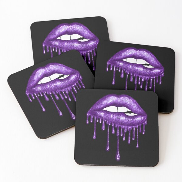 Item preview, Drip Deep Purple Lips T-ShirtDrip Deep Purple Lips designed and sold by KamMeat.