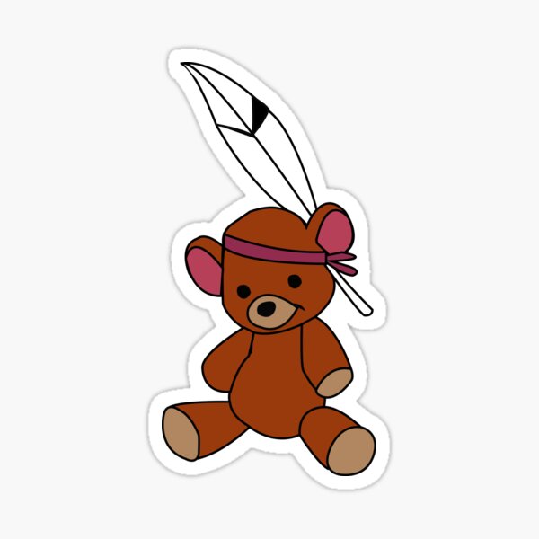 Neverland Bear! Sticker