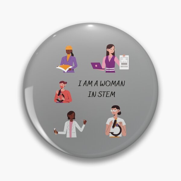 Artikelvorschau, Ich bin eine Frau in Stem Sticker Pack entworfen und verkauft von liftdesign.