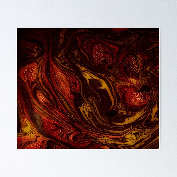 Item preview, Ámbar de fuego hidro sumergido 2 de 3 designed and sold by ArtRoomOregon.