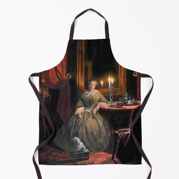 Item preview, Young woman at the table in candlelight designed and sold by billduncan.