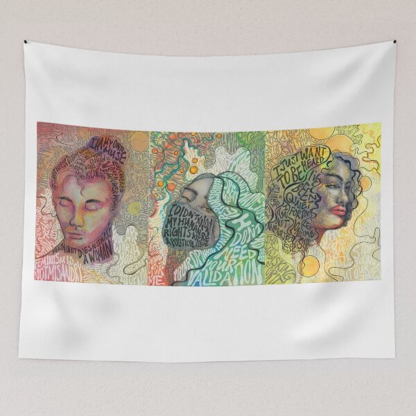 Item preview, female voices collage designed and sold by valeriedumdum.