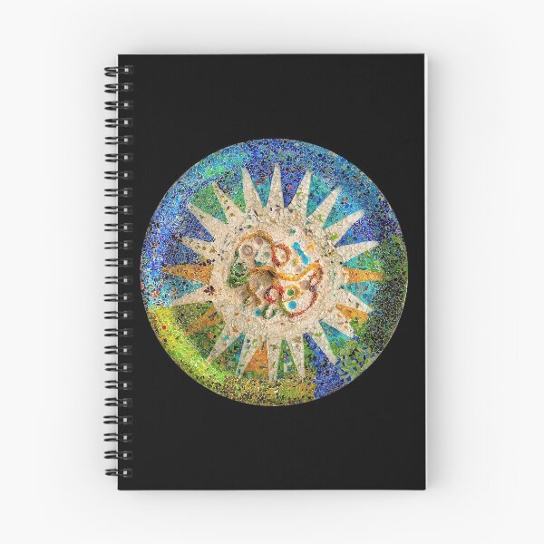 Item preview, Park Guell Gaudi Barcelona Spain trencadis design ball room designed and sold by LolioGifts.