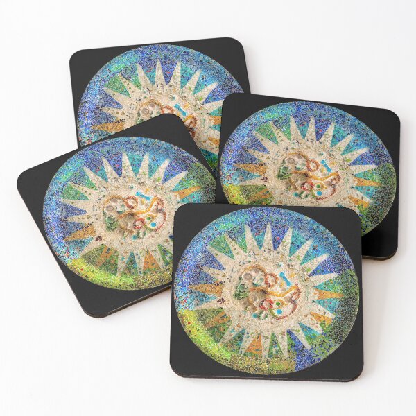 Item preview, Park Guell Gaudi Barcelona Spain trencadis design ball room designed and sold by LolioGifts.